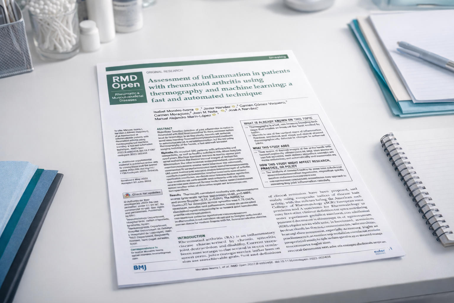Thermography + AI: A New Horizon in Rheumatoid Arthritis Management